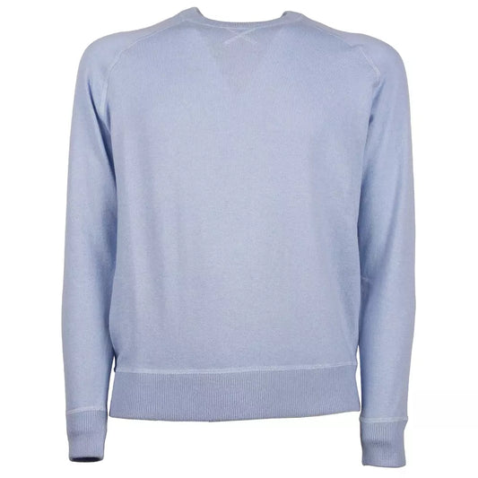 Emilio Romanelli Elegant Crew-Neck Wool Blend Sweater