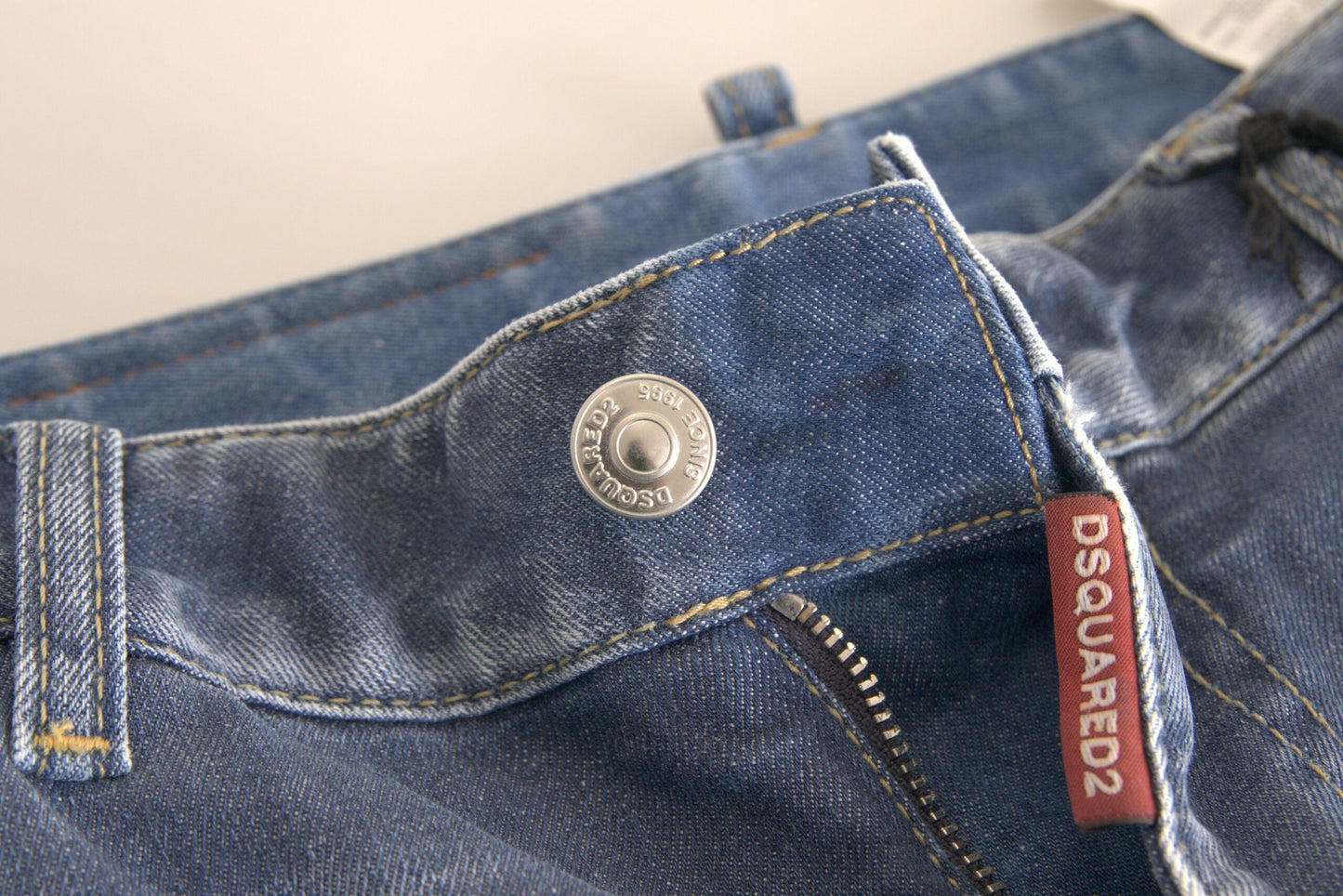 Dsquared² Elegant Mid Waist Flared Denim Jeans