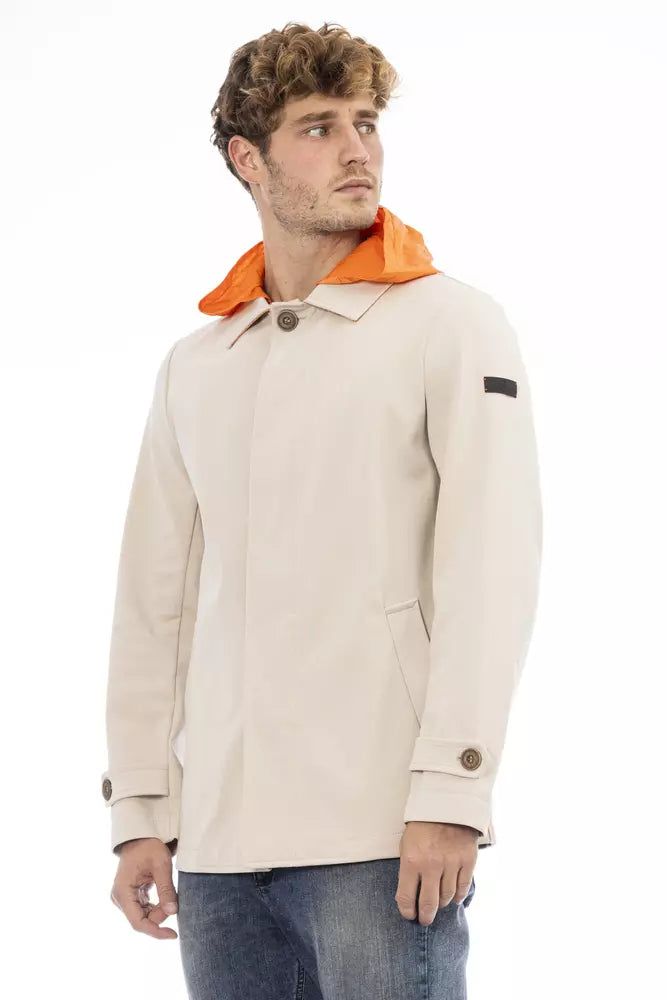 Distretto12 Beige Cotton Men Jacket