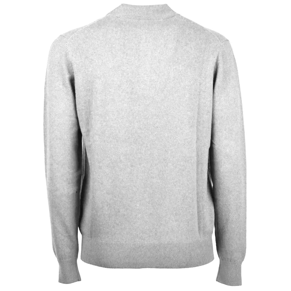 Emilio Romanelli Elegant Wool-Cashmere Polo Sweater