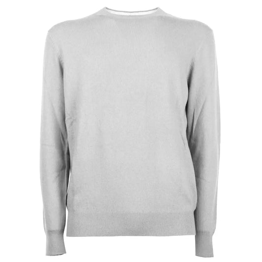 Emilio Romanelli Elegant Men's Wool Cashmere Blend Sweater