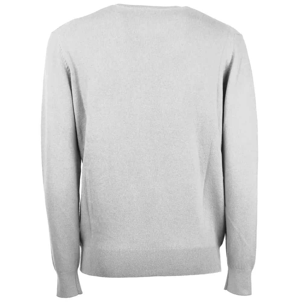 Emilio Romanelli Elegant Men's Wool Cashmere Blend Sweater