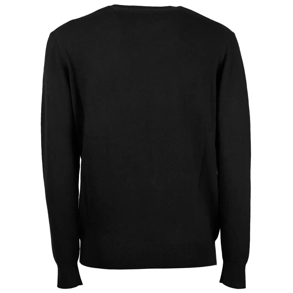 Emilio Romanelli Italian Wool-Cashmere Blend Men's Crewneck Sweater