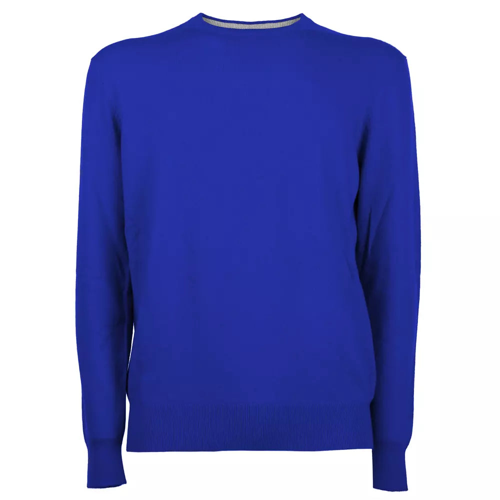 Emilio Romanelli Elegant Men's Wool-Cashmere Blend Sweater