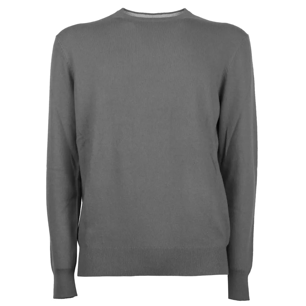 Emilio Romanelli Italian Wool-Cashmere Blend Crewneck Sweater