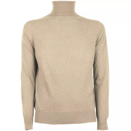 Emilio Romanelli Italian Wool-Cashmere Blend Turtleneck Sweater