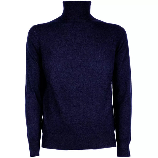 Emilio Romanelli Italian Wool-Cashmere Blend Turtleneck Sweater