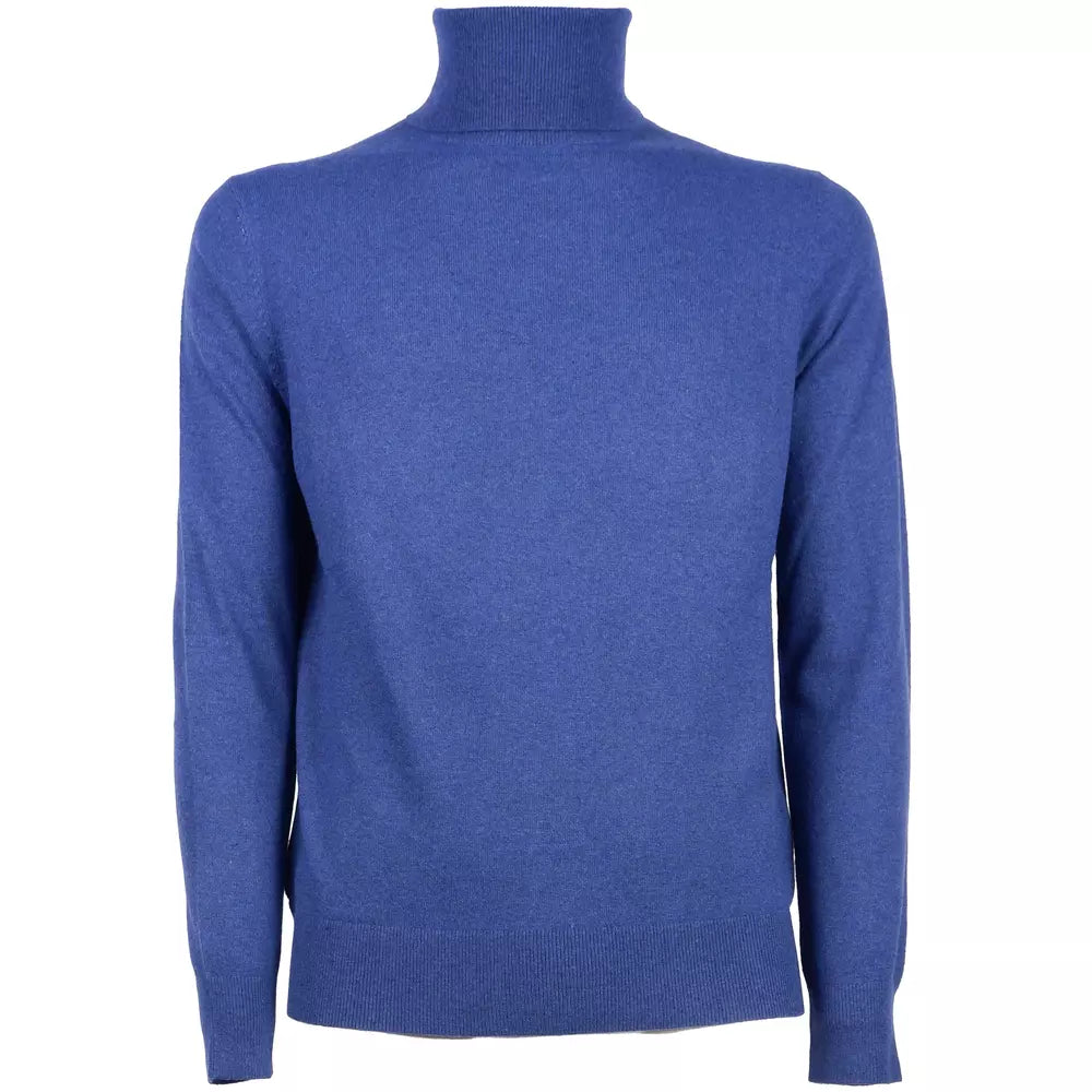 Emilio Romanelli Elegant Turtleneck Sweater in Wool-Cashmere Blend