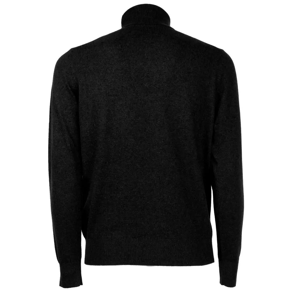 Emilio Romanelli Italian Wool-Cashmere Blend Turtleneck Sweater