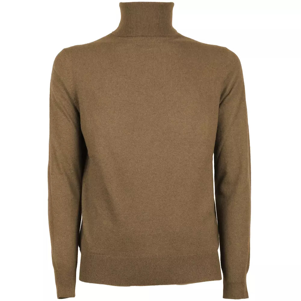 Emilio Romanelli Italian Wool-Cashmere Blend Turtleneck Sweater