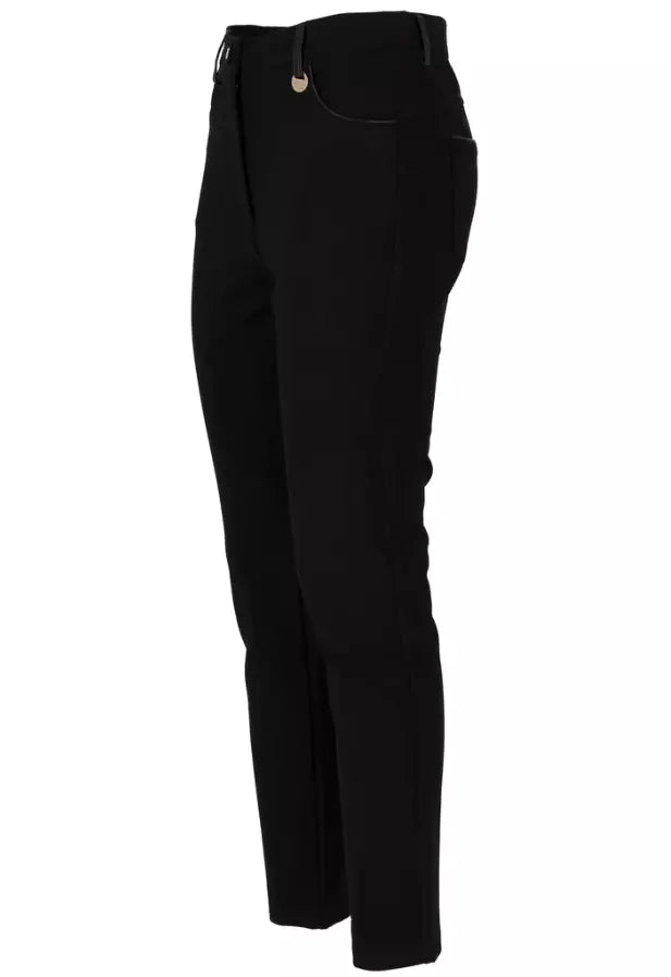 Yes Zee Chic Slim Fit Milano Stitch Trousers