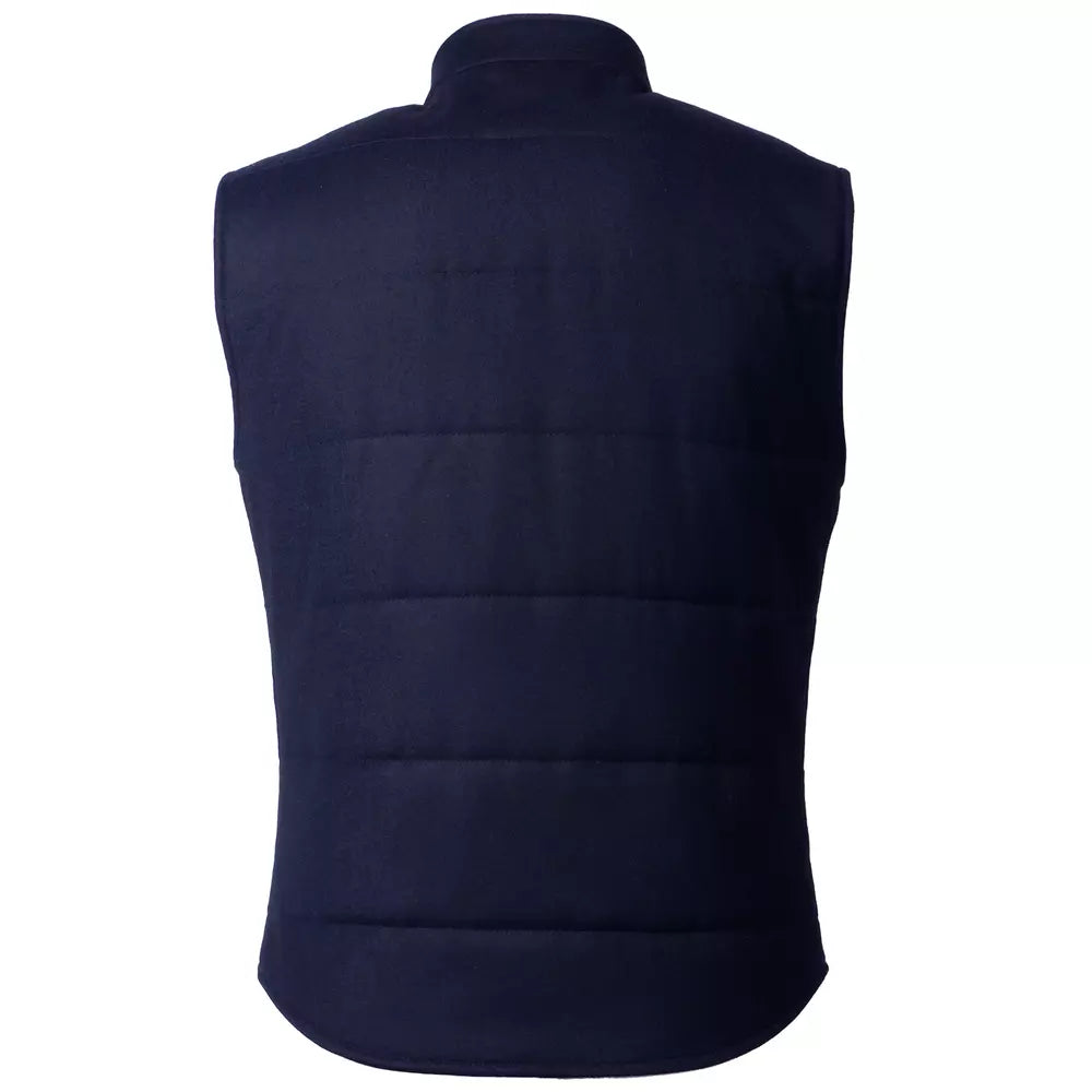 Made in Italy Elegant Wool Cashmere Blend Vest