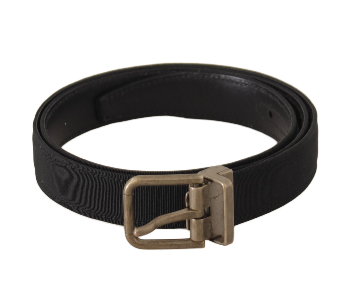 Dolce & Gabbana Elegant Black Leather Eye-Catching Belt