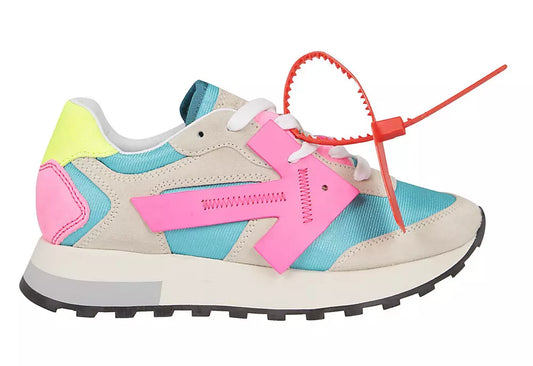 Off-White Multicolor Leather and Tech Fabric Sneakers