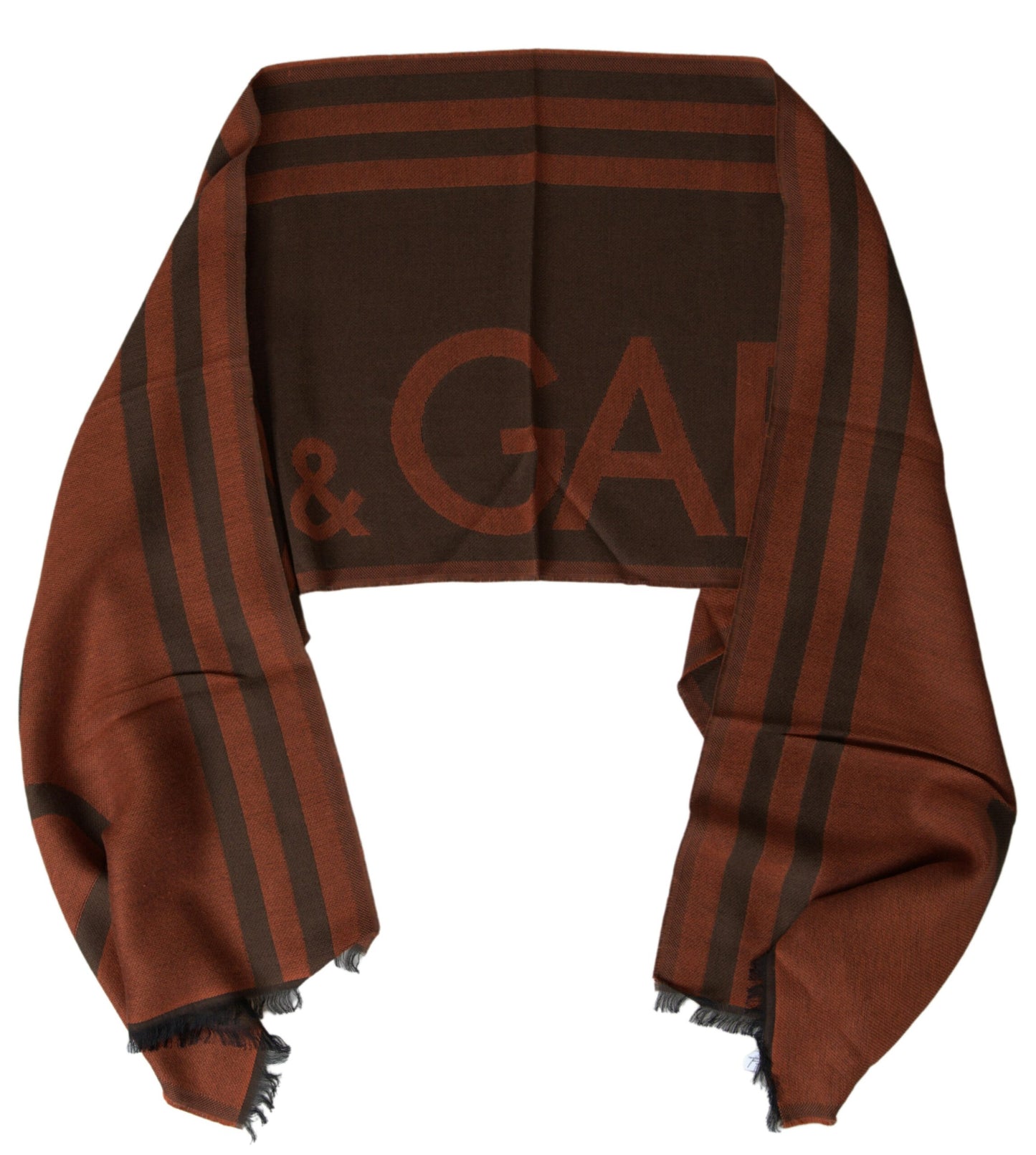 Dolce & Gabbana Elegant Brown Cotton Modal Men's Scarf