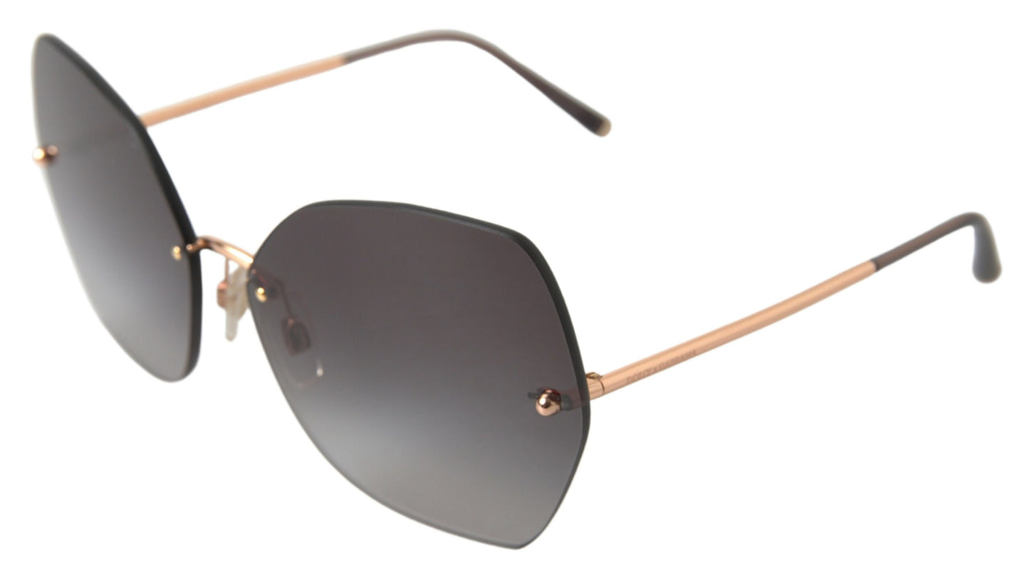 Dolce & Gabbana Elegant Gold Gradient Sunglasses for Women