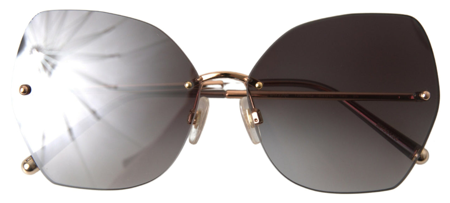 Dolce & Gabbana Elegant Gold Gradient Sunglasses for Women