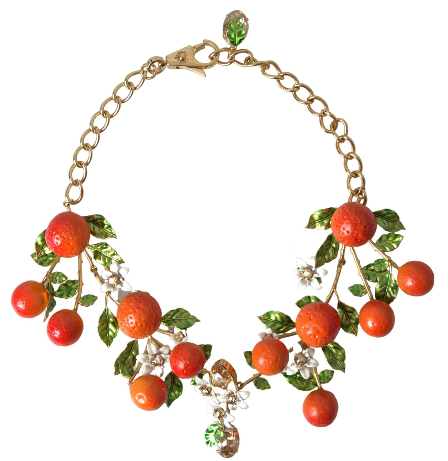 Dolce & Gabbana Multicolor Charm Necklace with Lobster Clasp