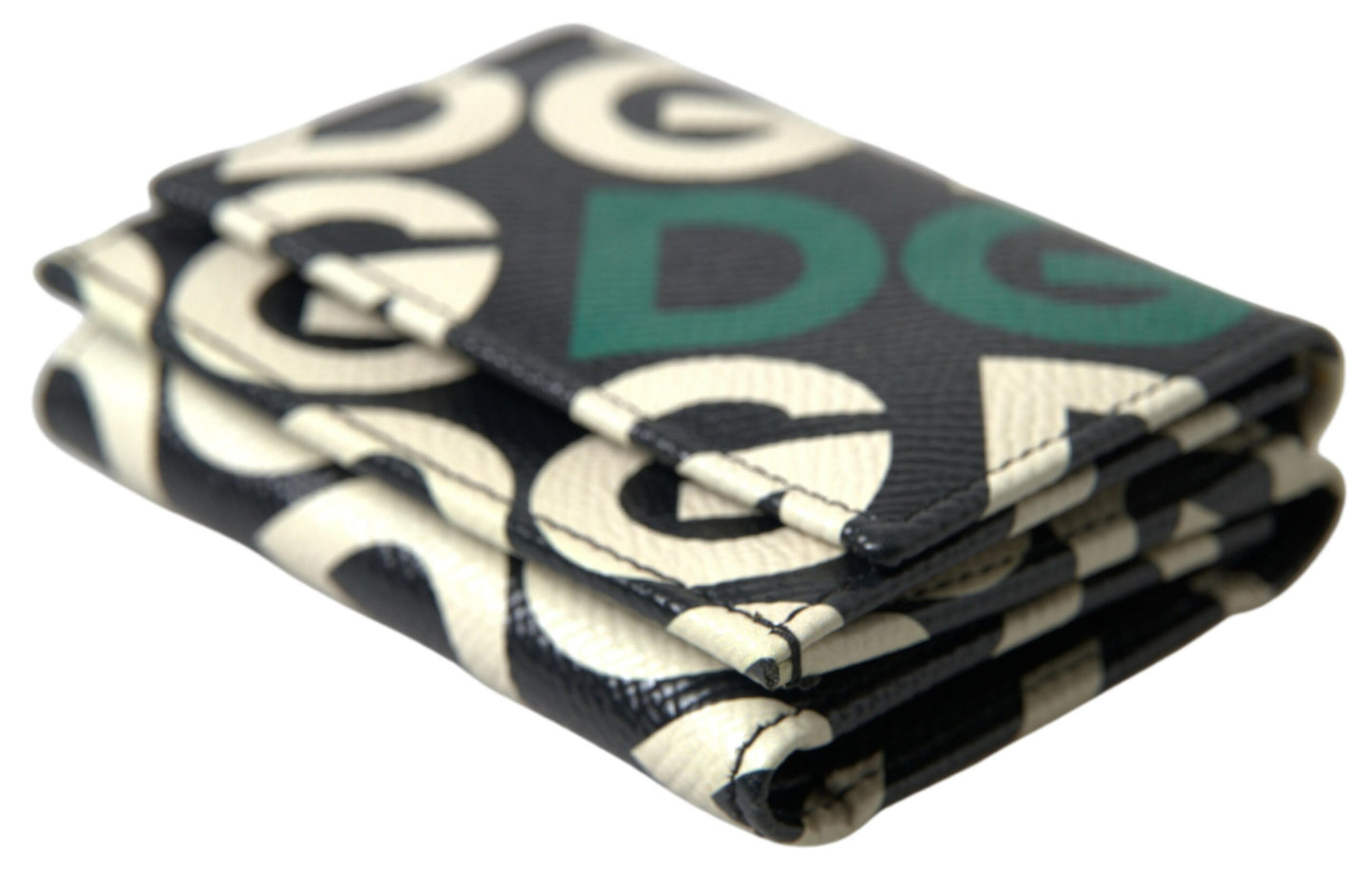 Dolce & Gabbana Chic Monochrome DG Mania Leather Wallet