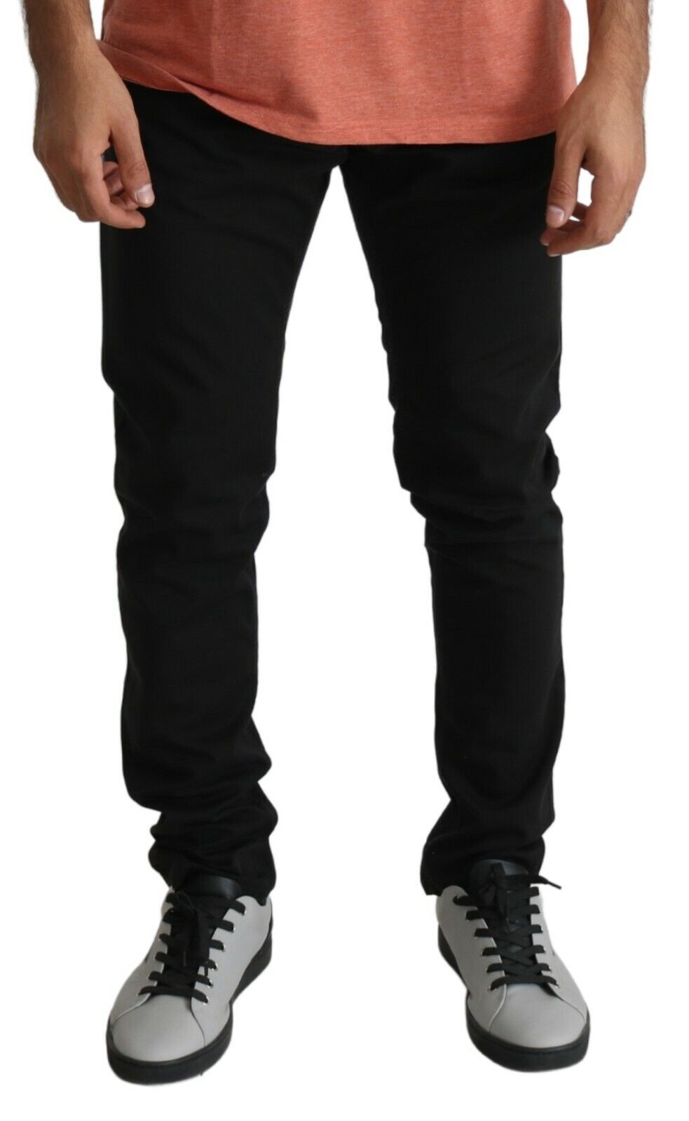 Dolce & Gabbana Elegant Black Slim Fit Denim Couture