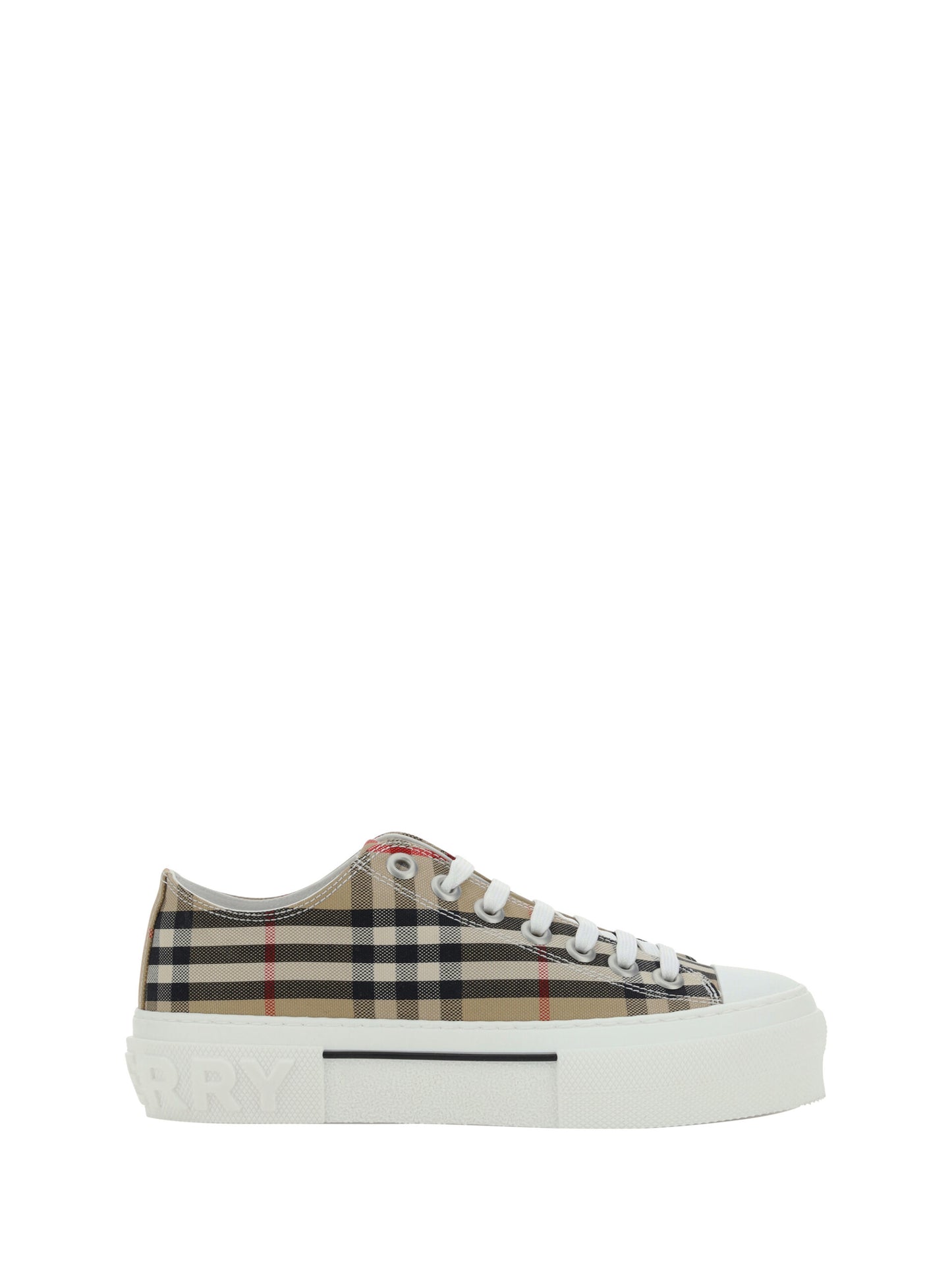 Burberry Elegant Archive Beige Low Top Sneakers