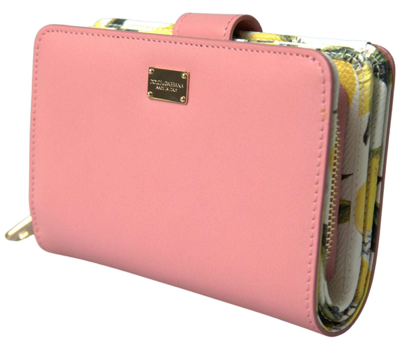 Dolce & Gabbana Chic Pink Zip Around Continental Wallet