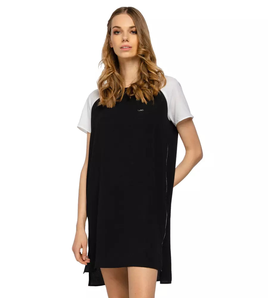 Liu Jo Elegant Crepe Tunic with Silver Embellishments