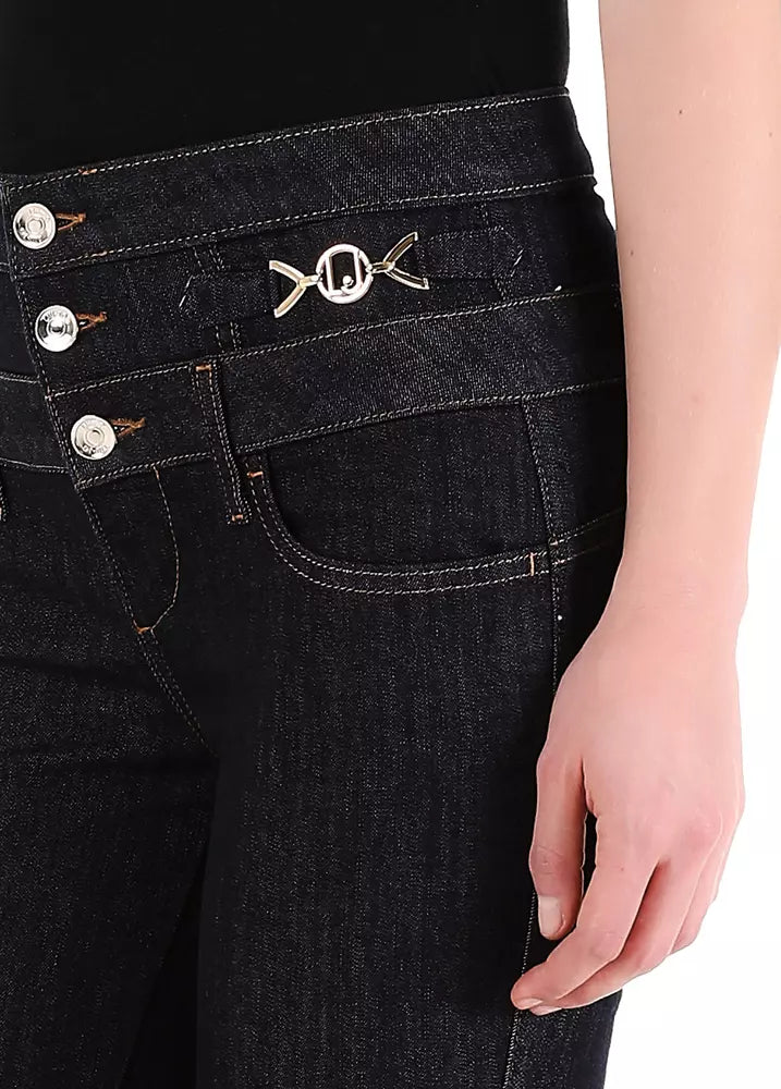 Liu Jo Embellished High-Waist Skinny Jeans