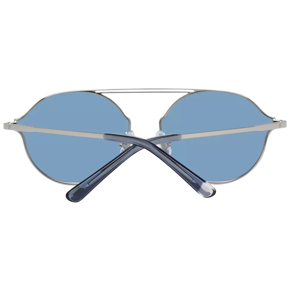 Web Silver Unisex Sunglasses