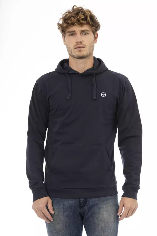 Sergio Tacchini Blue Cotton Men Sweater