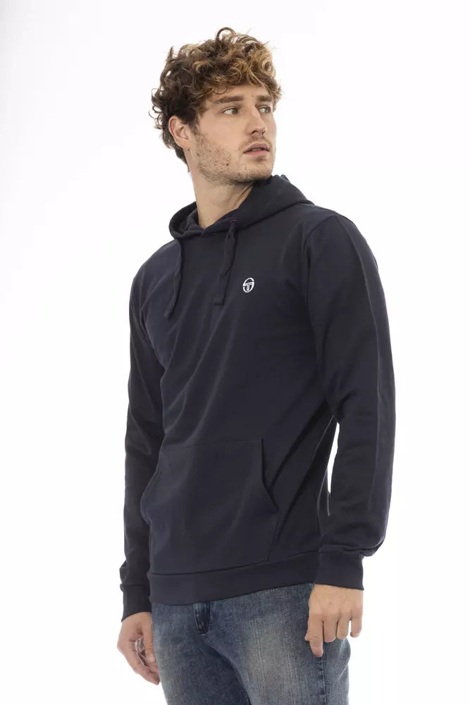 Sergio Tacchini Blue Cotton Men Sweater