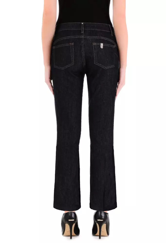 Liu Jo Elegant High-Waisted Dark Blue Denim