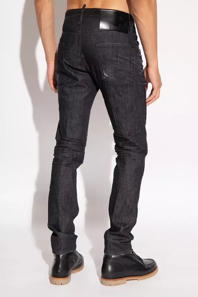 Dsquared² Sleek Black Slim Fit 'Cool Guy' Jeans