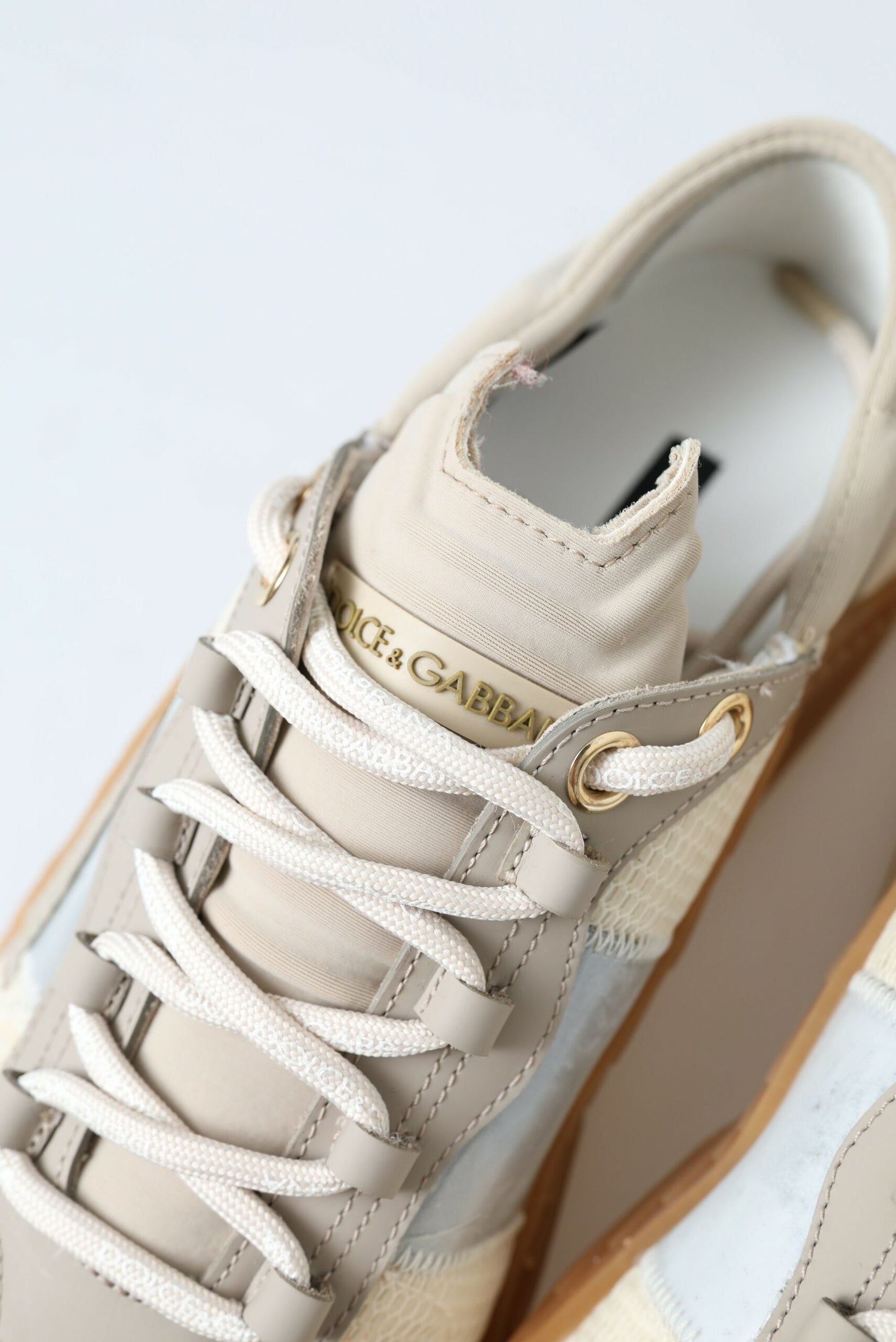 Dolce & Gabbana Chic Beige NS1 Sneakers - Walk in Style