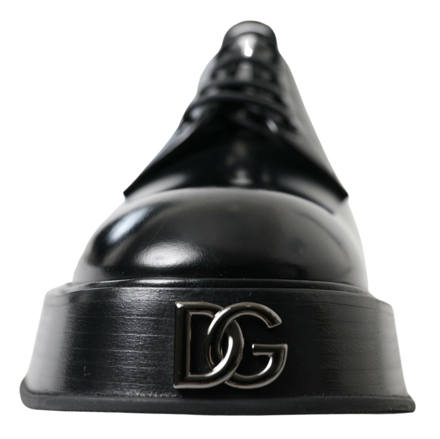 Dolce & Gabbana Elegant Black Leather Formal Men's Shoes