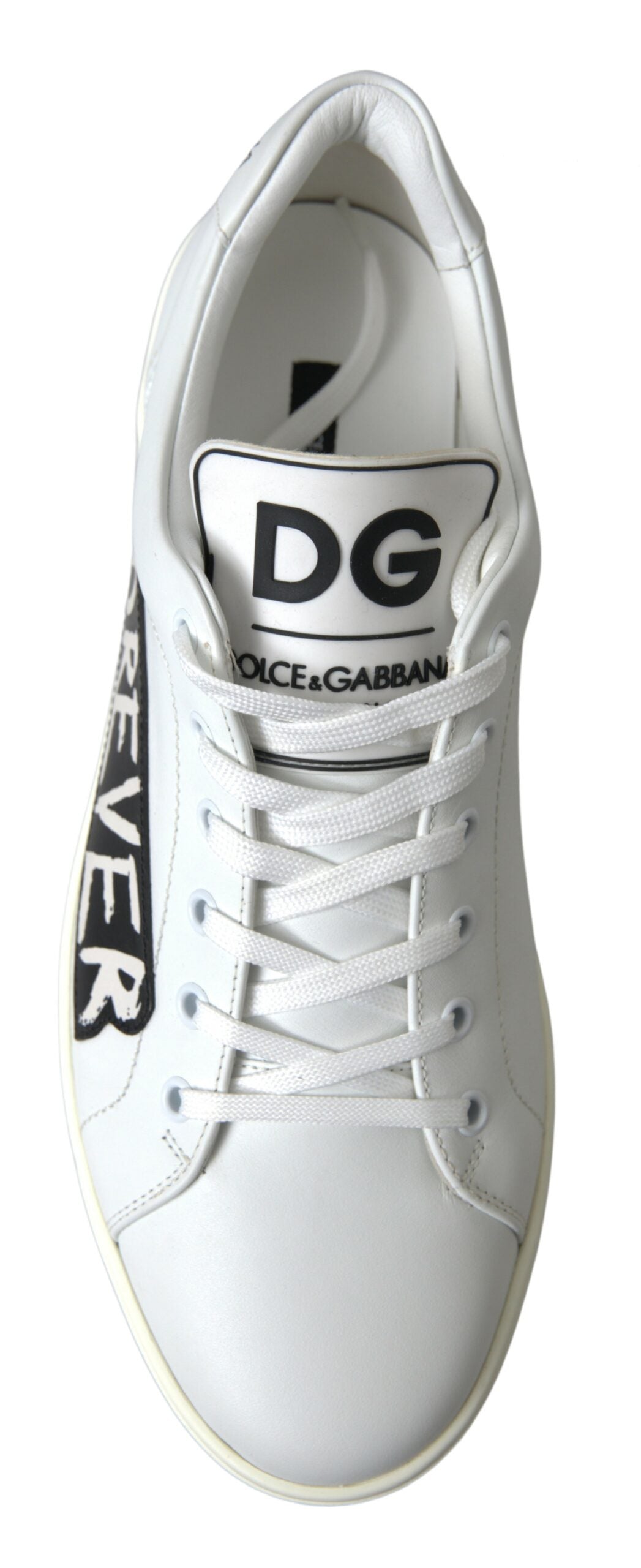 Dolce & Gabbana Elegant Portofino Leather Sneakers