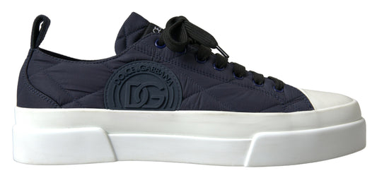 Dolce & Gabbana Chic Blue Casual Sneakers for the Stylish Man