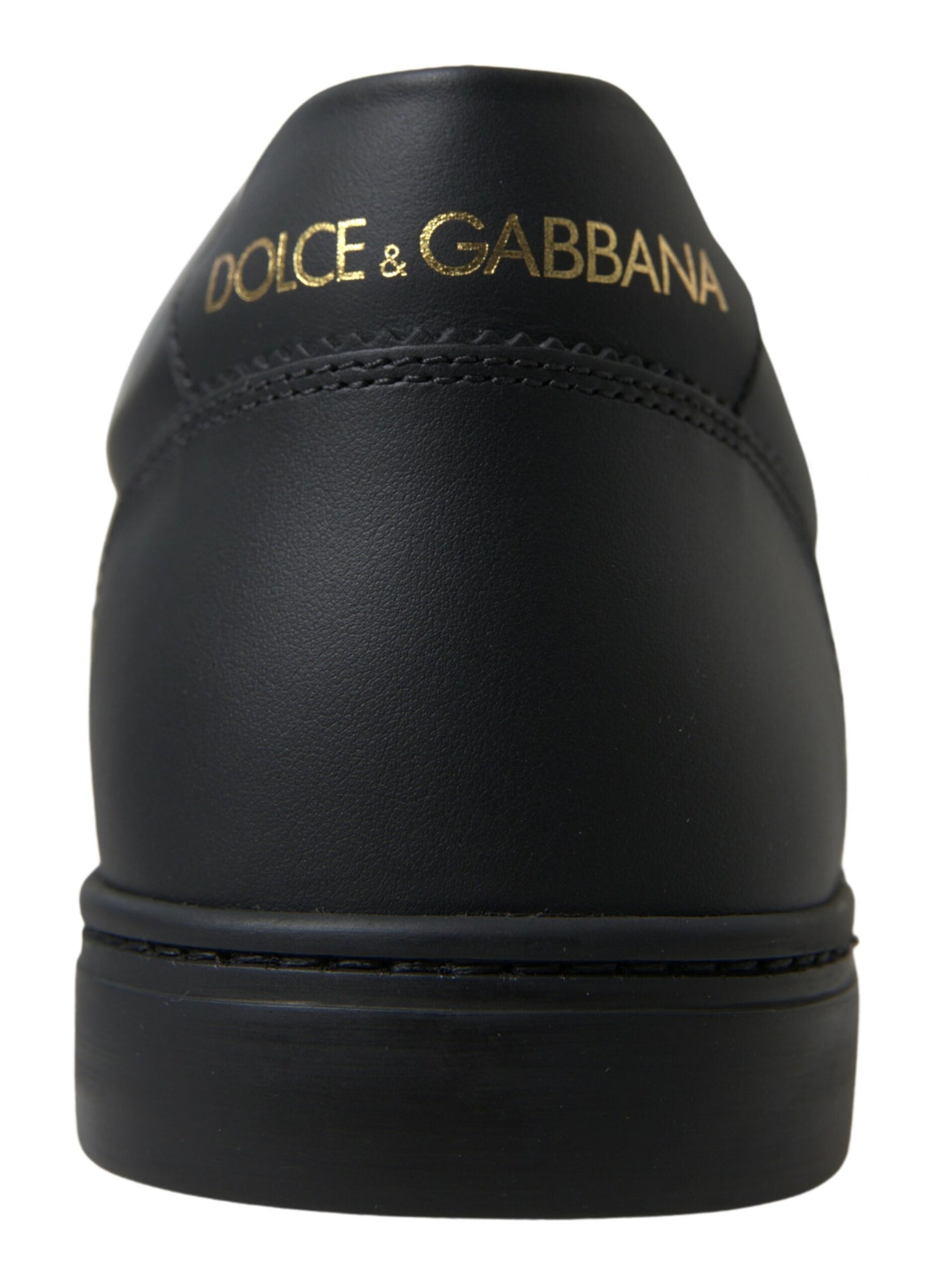 Dolce & Gabbana Elegant Heart Patch Leather Sneakers