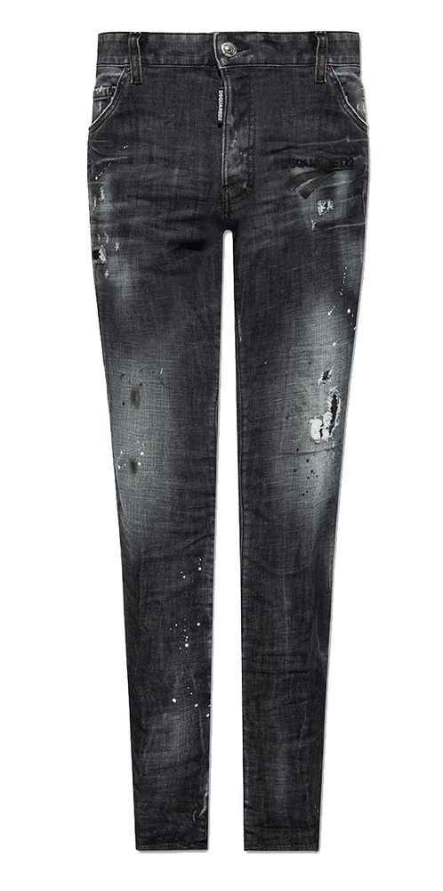 Dsquared² Sleek Slim Fit Black Denim Jeans