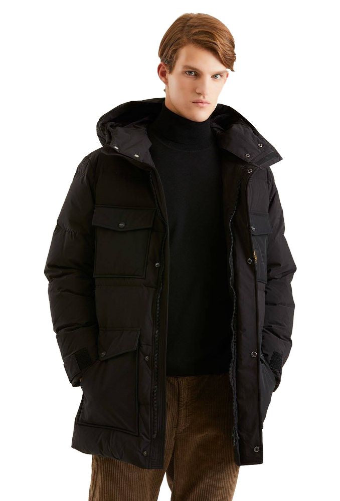 Refrigiwear Elegant Water-Resistant Parka with Detachable Hood