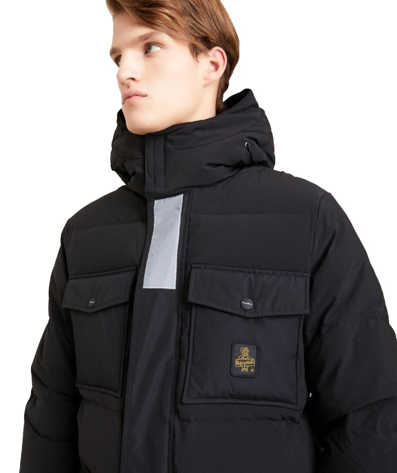 Refrigiwear Elegant Water-Resistant Parka with Detachable Hood