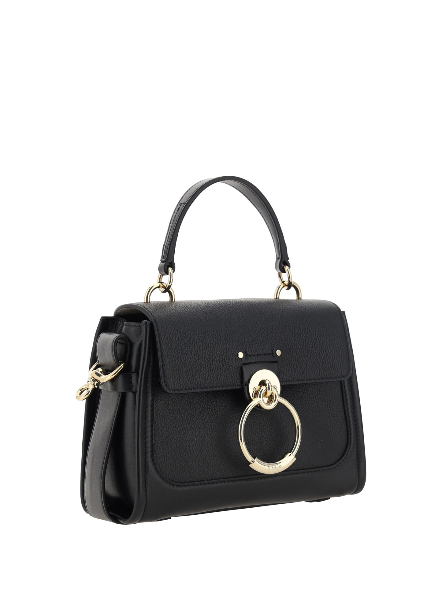 Chloé Elegant Tess Calfskin Handbag in Timeless Black