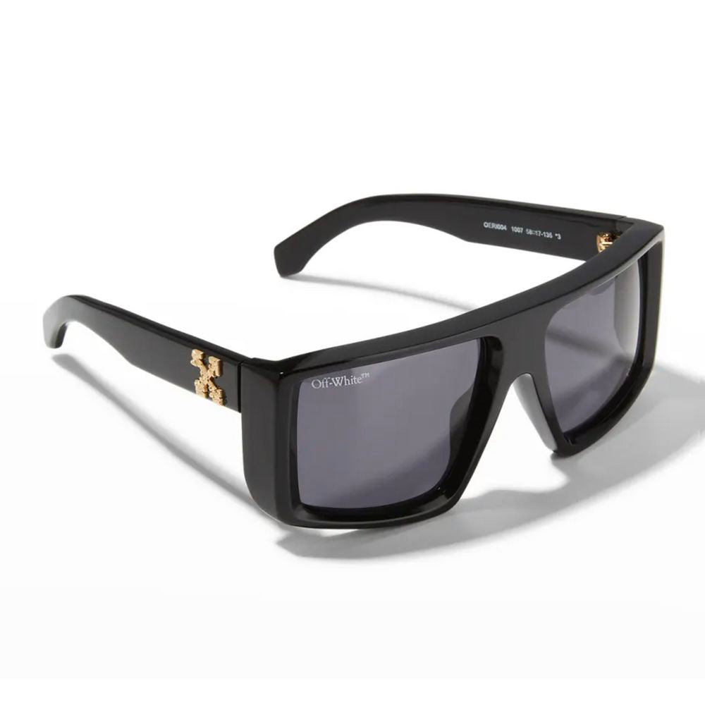 Off-White Elegant Black Iconic Designer Sunglasses