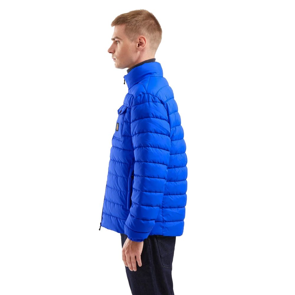 Refrigiwear Men's Padded Nylon Winter Jacket - Light Blue