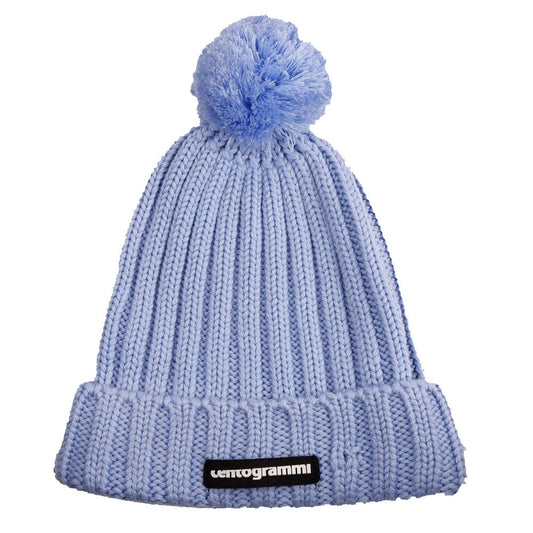 Centogrammi Chic Light Blue Wool Blend Cap Unisex