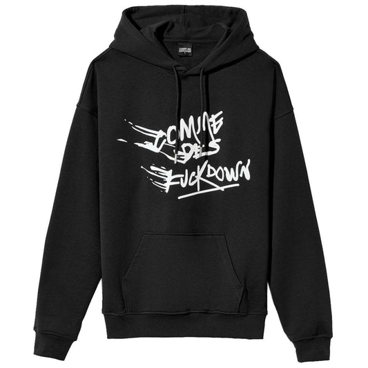 Comme Des Fuckdown Edgy Urban Hooded Cotton Sweatshirt