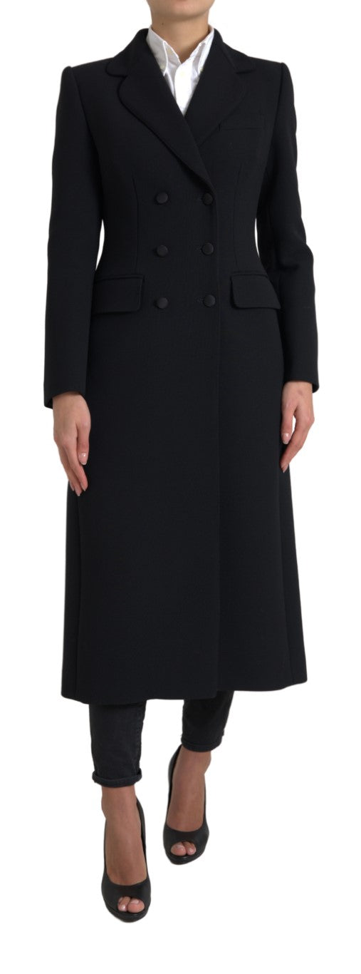 Dolce & Gabbana Elegant Double Breasted Wool Coat