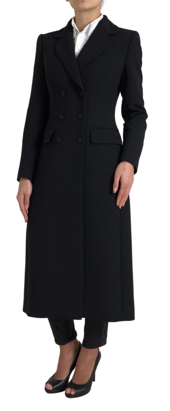 Dolce & Gabbana Elegant Double Breasted Wool Coat