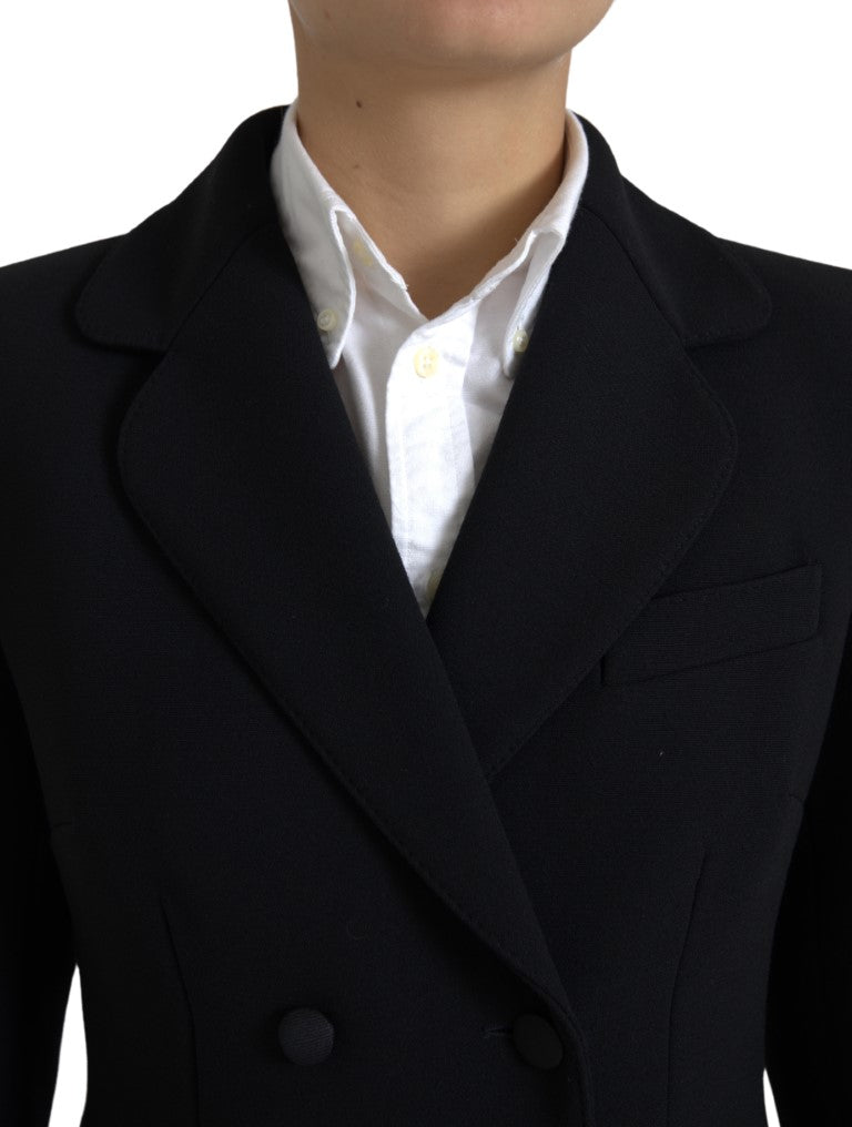 Dolce & Gabbana Elegant Double Breasted Wool Coat