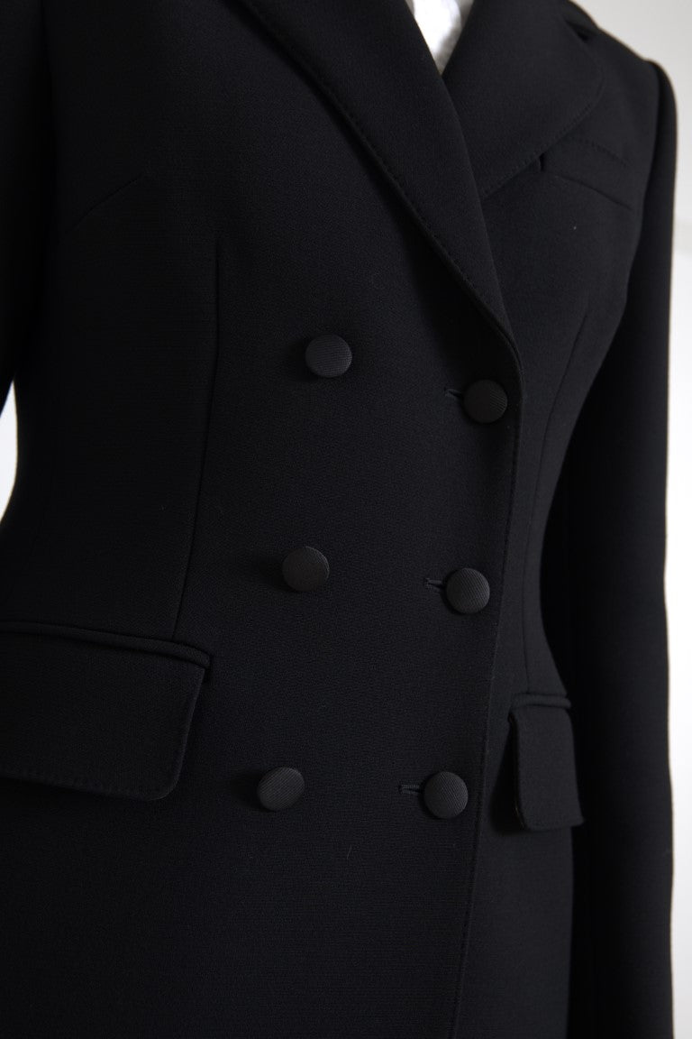 Dolce & Gabbana Elegant Double Breasted Wool Coat